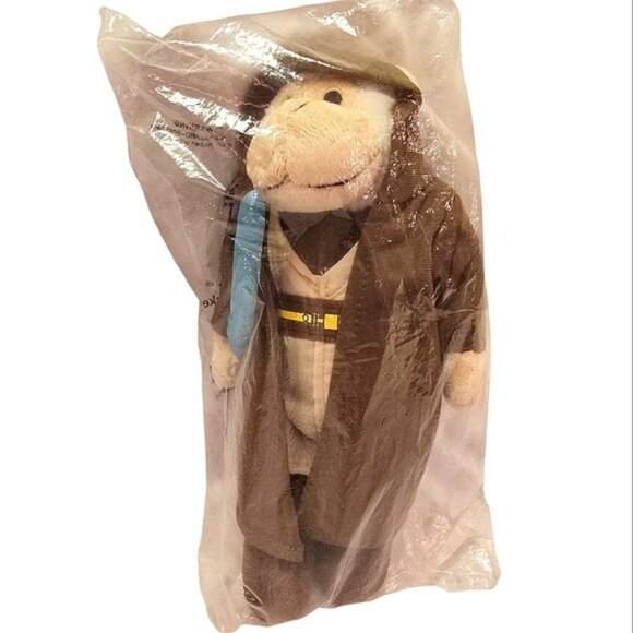 Rare Star Wars Jedi Rally Monkey Stuffed Toy Animal MLB Los Angeles Angels Obi - Picture 13 of 14